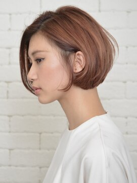 イミ(imi) 大人ボブ/ココアベージュ/似合わせカット/髪質改善[登戸]