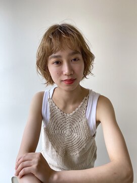 グリーン 町田(green) イエローベージュ/オン眉/ショートボブ