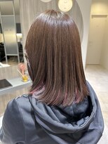 カラーズ(PRIVATE HAIR SALON COLOR'S) チラ見えピンクインナーカラー♪