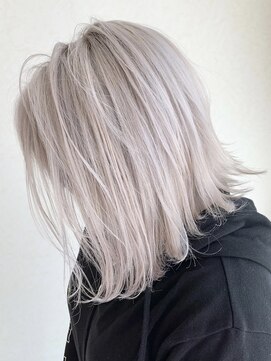 リード バイ ラグーン(LEAD by LAGOON) ミルクティーベージュダブルカラーハイライトバレイヤージュ