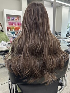 ジルブラン(JIL BLAN) ハイライトバレイヤージュダブルカラー20代30代40代グレージュ