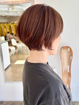 ロンドエニカ 大宮(Lond enika) 切りっぱなしボブエアリーロング美髪ピンクブラウン[大宮]