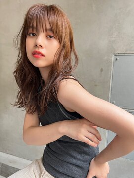 シエナ 渋谷(Siena) siena20代30代　オレンジベージュ×ロングレイヤー