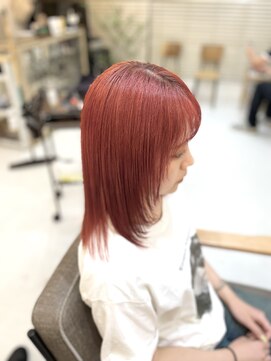 ベンチ 高田馬場店(bench) フェイスレイヤー ペールレッド