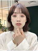 ボブ/ロブ/切りっぱなし/前髪/顔周りカット/銀座一丁目