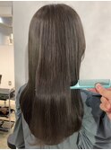韓国髪質改善レイヤーカット/グレーベージュ/グレージュアッシュ