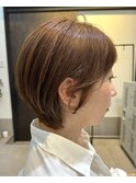 骨格が綺麗に見える×大人ショート