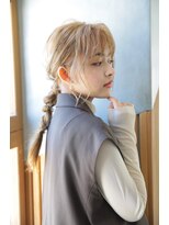 ミニヨン バイ ハピネス 高の原店(mignon by Happiness) お呼ばれヘア　タイト編みおろしヘア　奈良高の原　清水