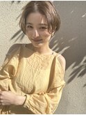 ハンサムショート オリーブベージュ