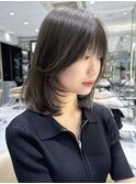 ショート ボブ インナー 艶髪 韓国風 レイヤーカット 101