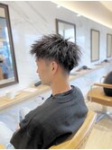ツーブロック×ツイストパーマ*
