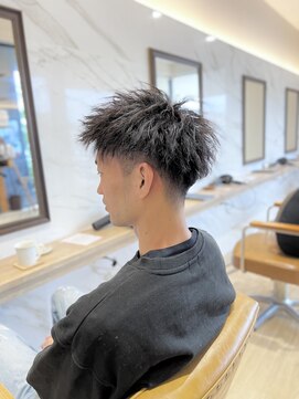 ラポールヘアー(rapport hair) ツーブロック×ツイストパーマ*