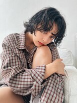ホロ(hollo) ウルフショートパーマプードルパーマショートパーマ