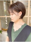 【HOSSY】耳かけショート_丸みショート☆ショートボブ