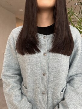 クム 横浜(qumu) qumu横浜 レイヤー×縮毛矯正