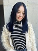 顔周りマッシュウルフミディアムレイヤーボブウルフ小顔ワンレン