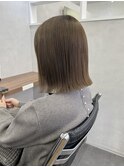◆◇赤み消しカラー　結べる長さの切りっぱなしボブ◇◆