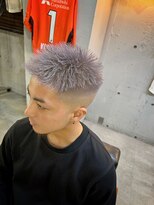 メンズ ラピス(Men's Lapis)&nbsp;短髪メンズショートメンズシルバーアップバング