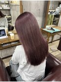春モテカラー!ダブルカラーで叶えるcassis red