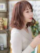 カバーヘアアンドスパ ブリス 浦和(COVER HAIR&SPA bliss) ★チェリーレッド抜け感ゆるふわエアリーボブパーマ20代30代★1