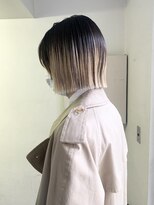 テトラ バイ ネオリーブ 横浜西口店(tetra by neolive)&nbsp;ボブ　デザインカラー　ベージュ　ダブルカラー　横浜