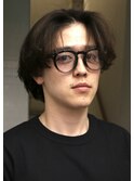 メンズカットパーマラフパーマメンズミディアム熊本下通
