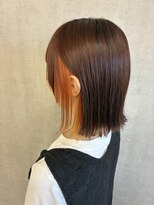 トリコ(ToricO) インナーカラー ダブルカラー ブリーチカラー オレンジカラー