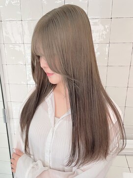 フウ(fuh) オリーブベージュ/オリーブカラー/髪質改善/透明感カラー/艶髪