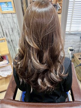 ナナナ パレナ 大津膳所店(nanana parena) 洗練された艶髪ベージュカラー/髪質改善サロンだから叶う透明感