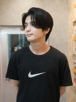 ジュール(JOULE'S)&nbsp;メンズヘア/センターパート/ブルーブラック/ビジネス