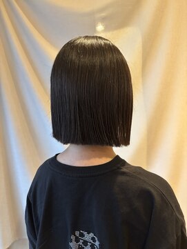 ココカラヘアー ニコ(cococara hair nico) ボブ/切りっぱなしボブ/暗髪/トリートメント/髪質改善