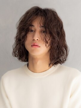 アース 溝の口店(HAIR&MAKE EARTH) 大人男性メンズカットニュアンスセンターパートナチュラル