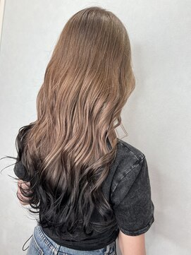 ラピス 新宿(Lapis) 【Lapis新宿】ミルクティーベージュ×テールカラー