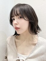 ロンド レグリーズ 立川(Lond leglise)&nbsp;オリーブグレー/ボブ/顔周り/小顔/レイヤー/髪質改善/縮毛矯正