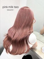 ベレーザ 渋谷(BELEZA) 17574ブリーチ&ダブルカラーホワイトピンク韓国ワンホンヘア