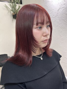 ラブヘアーグリーン(LOVEHAIRGREeN) チェリーレッド