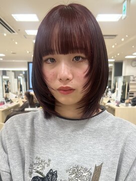 シャルムバイケンジ(Charm.by KENJE) レイヤー/レイヤーカット/ウルフ/ウルフカット/顔周りカット