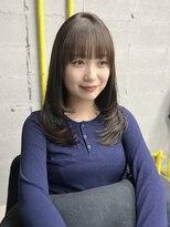 コル(col oodori) チョコブラウン×レイヤーカット