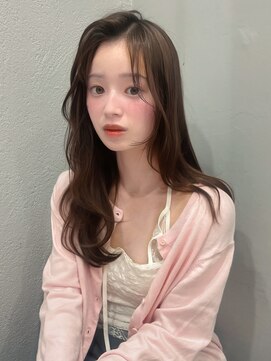 ボタン コロン 表参道 原宿(VOTAN COLON) オリーブブラウン/レイヤーカット/透明感カラー/韓国ヘア