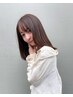 【新規/艶カラー◎】透明感カラー+ケアトリートメント【表参道】