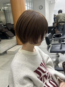 ガリカ 大名(Gallica) <ゲスト>まろやかマロンブラウン x ショートボブで上品スタイル