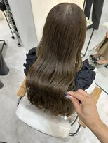 ジーナ 吉塚(Zina)&nbsp;艶巻き オリーブグレージュ【福田れん】博多 吉塚美容室