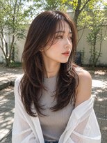 バグズ ヘアデザイン 桔梗が丘店(Baguz HAIR DESIGN) シースルーレイヤー×ショコラアッシュ