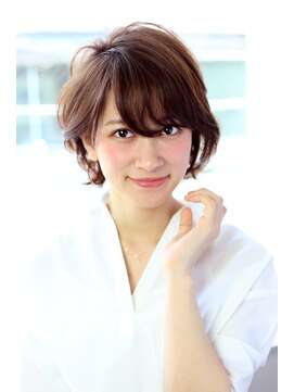 アリュウル 表参道(ALLURE) 【Allure】ふんわり×大人女子ショート1　モーブカラー