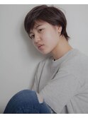 〔No.8〕うぶ毛バング　レザーカット　ショート