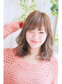 ルーズカール抜け感パーマスタイル