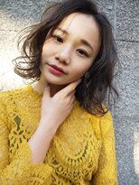 モリオ フロム ロンドン サッポロファクトリー店(morio FROM LONDON)&nbsp;【morio札幌】2021年札幌髪型 大人かわいい黒髪パーマボブ