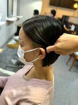 ナンバーフォーナチュラル(NO4 natural) ツーブロック・ショートボブ