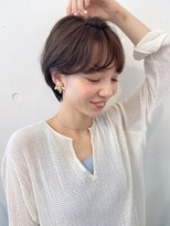 マグノリア オモテサンドウ(MAGNOLiA Omotesando) マロンベージュで柔らかニュアンスマッシュショート・・担当KAYO