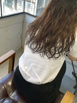 コフィー バイ メルト 吉祥寺(cofy by melt) 【三ツ井純】お洒落無造作ロングヘアパーマくしゃっとこなれヘア